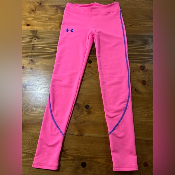 Under Armour Kids' Pink and Aqua Joggers Set - Picture 6 of 8